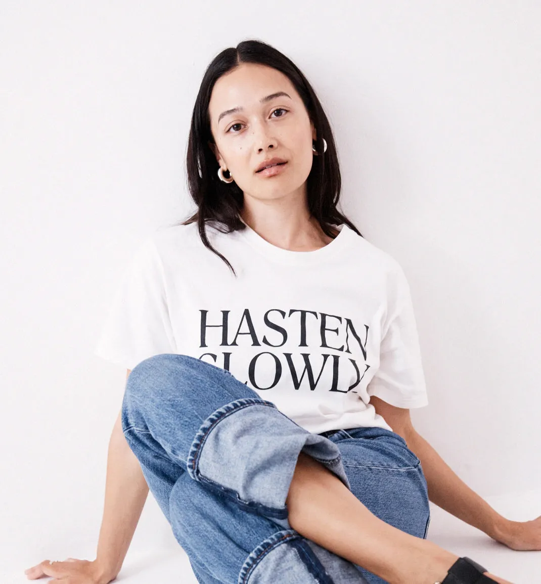 'HASTEN SLOWLY' Radical Yes Souvenir Tee-Shirt