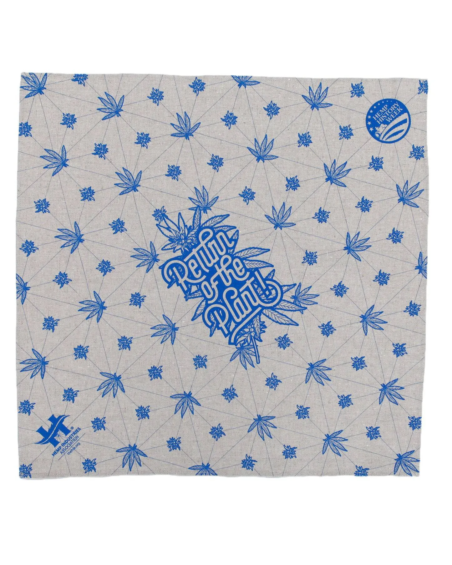 HEMP BANDANA "RETURN OF THE PLANT"