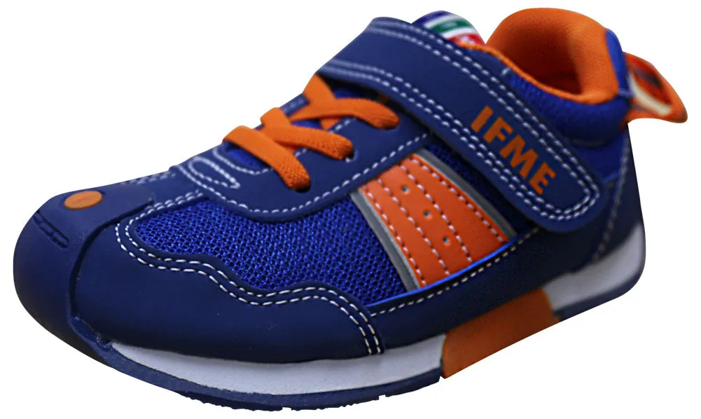 IFME Kid's Racer Velcro Lace Up Casual Sneakers