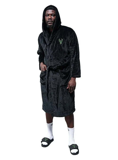 ISlide Phantom Milwaukee Bucks Robe & Slide Bundle