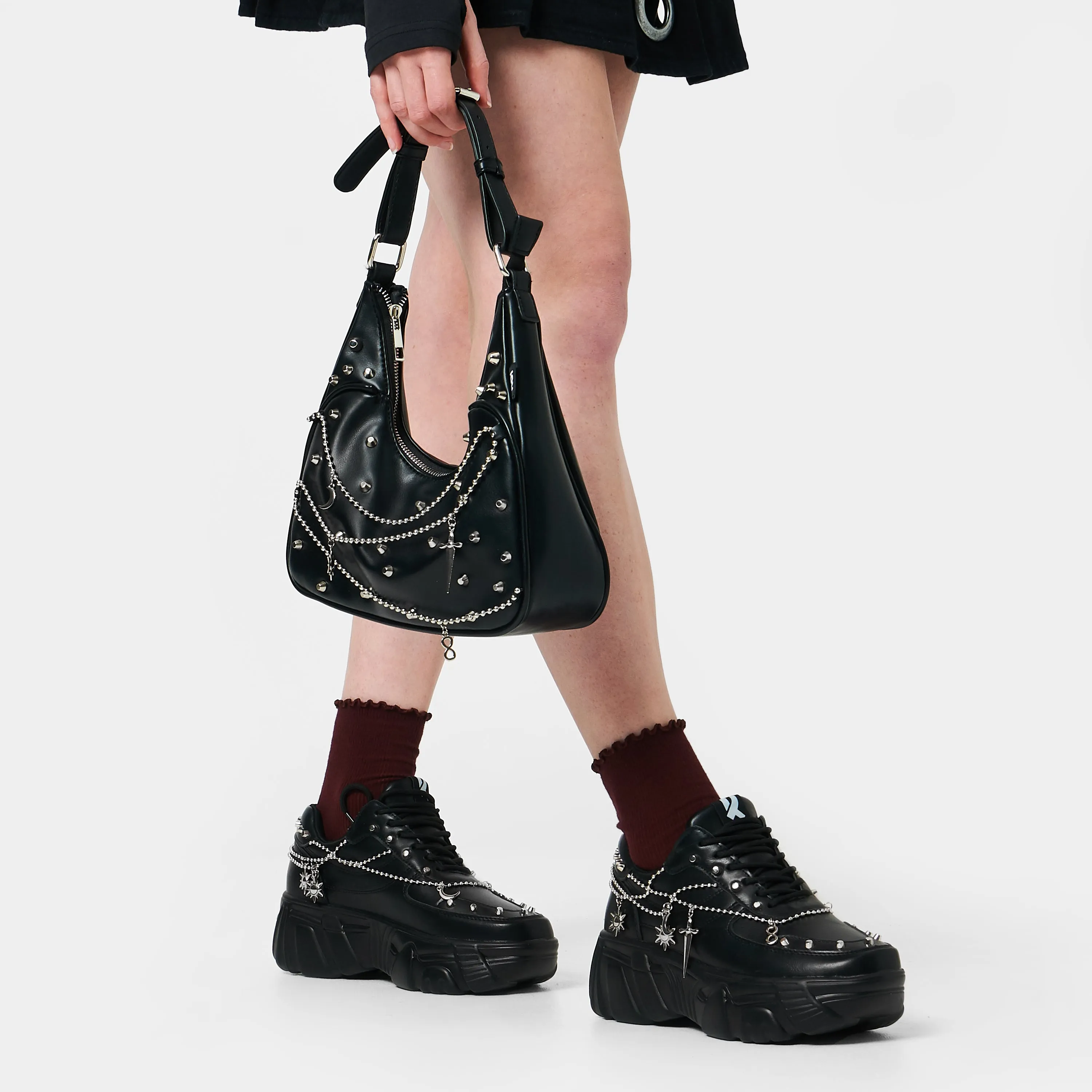 Jinx Mystic Charm Black Shoulder Bag