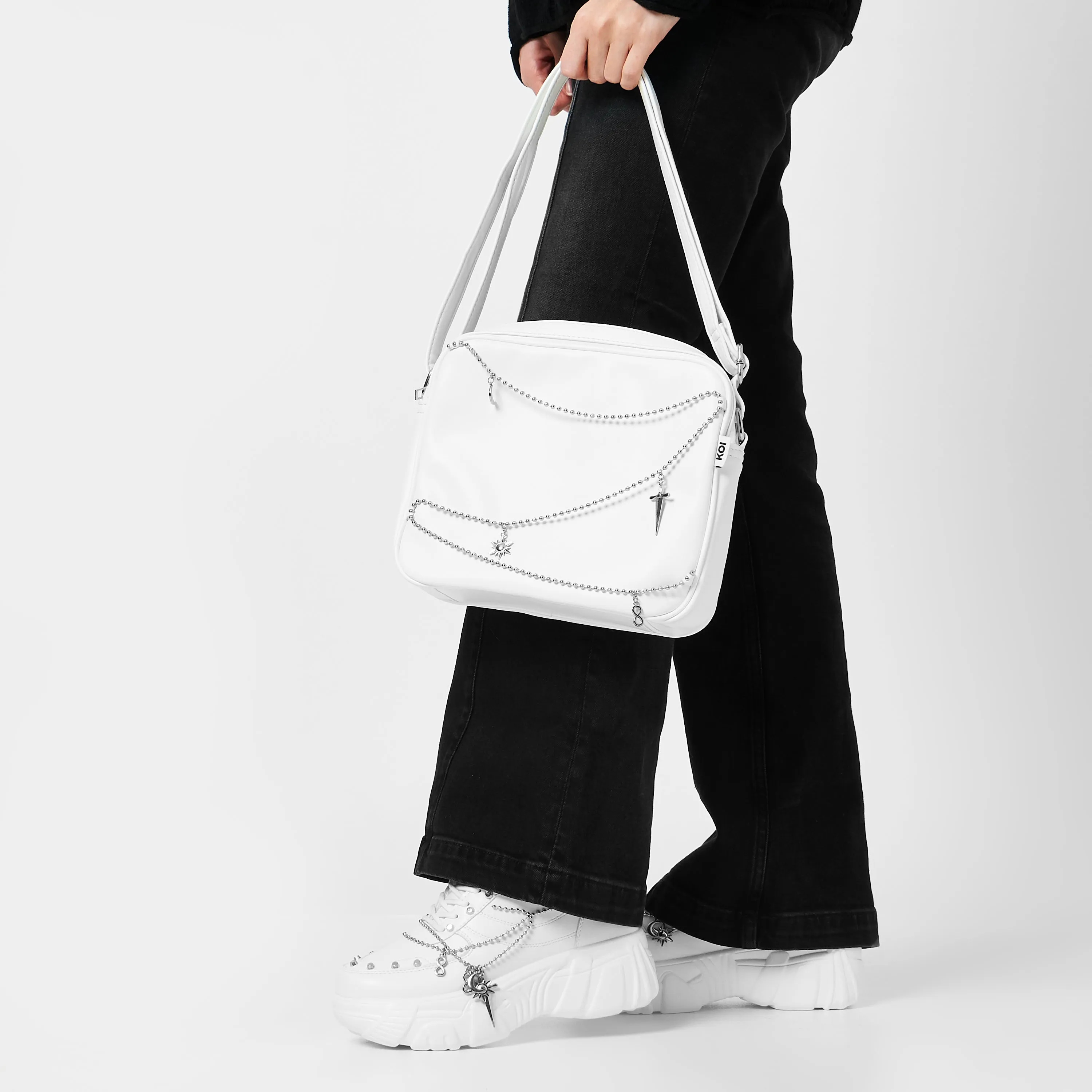 Jinx Mystic Charm White Shoulder Bag