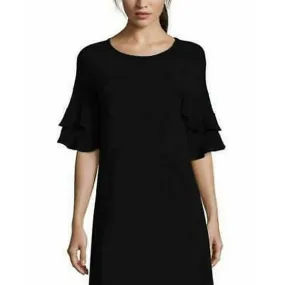 John Paul Richard Double Ruffle Sleeve Dress,Size XL