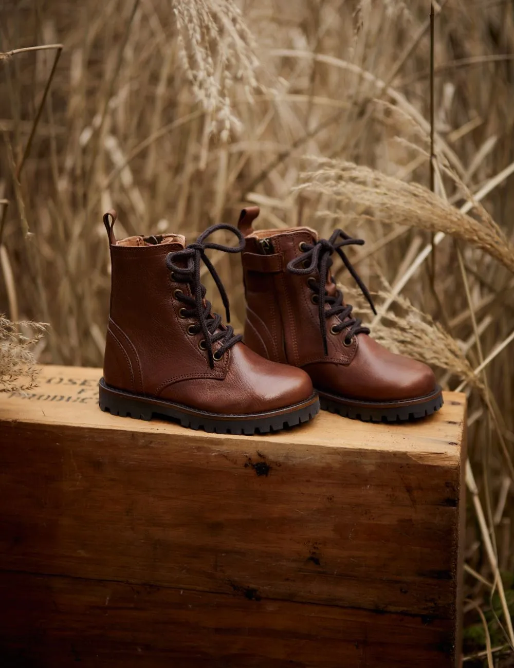 Lace-up Boot - Hazelnut