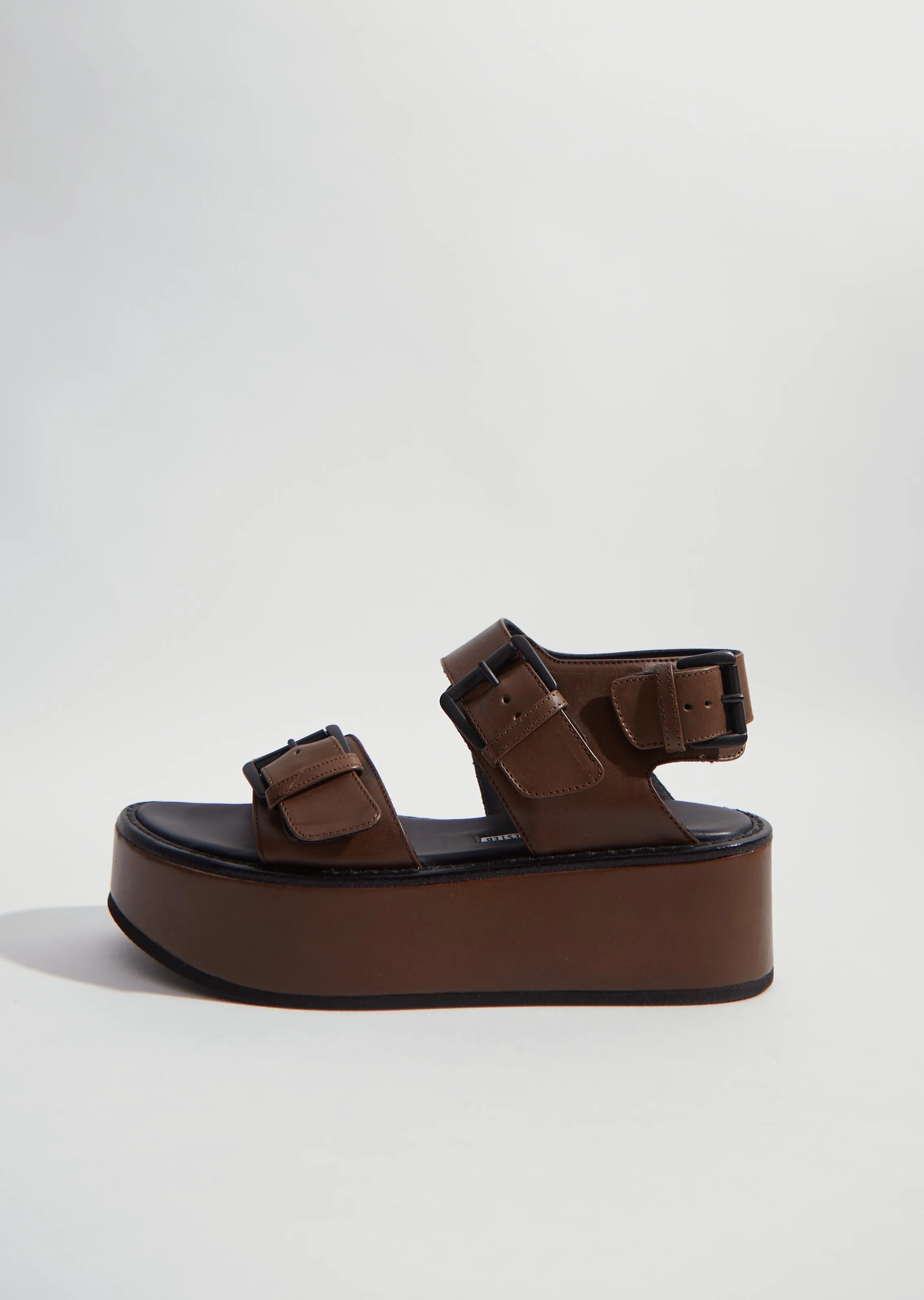 Leather Platform Sandals