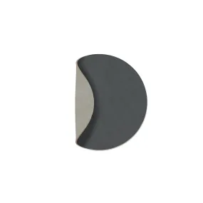 lind dna | coaster circle reversible | nupo anthracite   light grey - DC