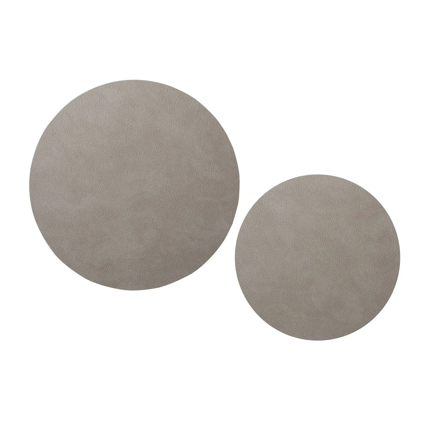 lind dna | hot mat circle | set of 2 | light grey