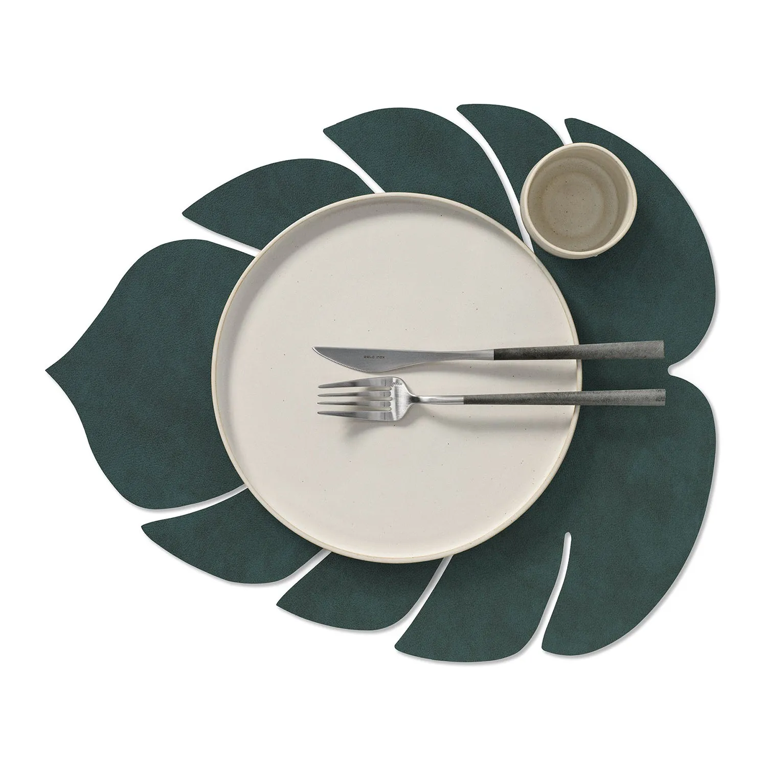 lind dna | table mat | leaf large | nupo dark green