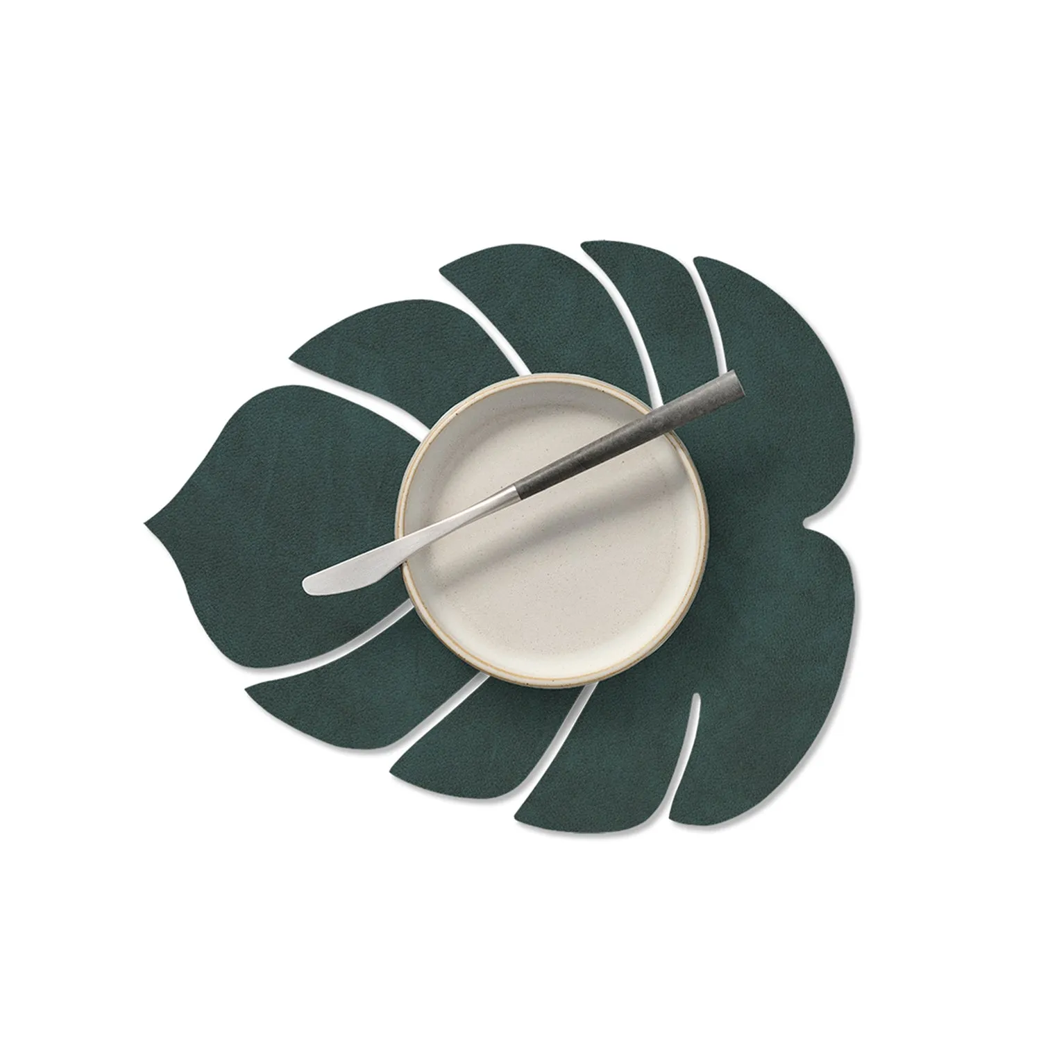 lind dna | table mat | leaf small | nupo dark green