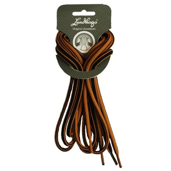 Lundhags Shoe Laces 200 CM Black/Rush | Buy Lundhags Shoe Laces 200 CM Black/Rush here | Outnorth