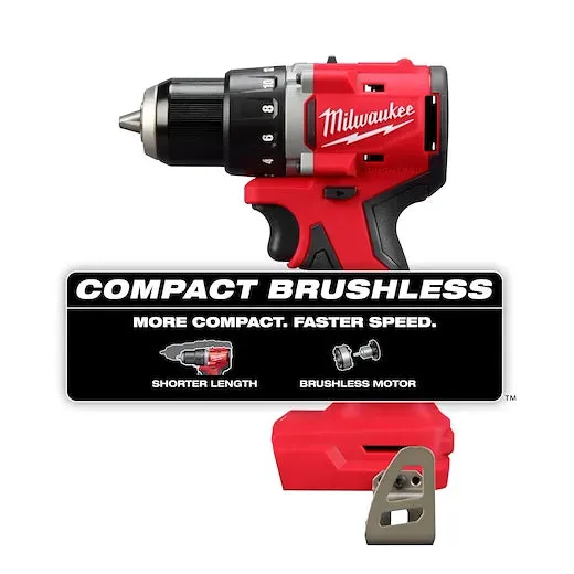 Milwaukee M18™ Compact Brushless 1/2" Drill/ Driver (18 Volt)