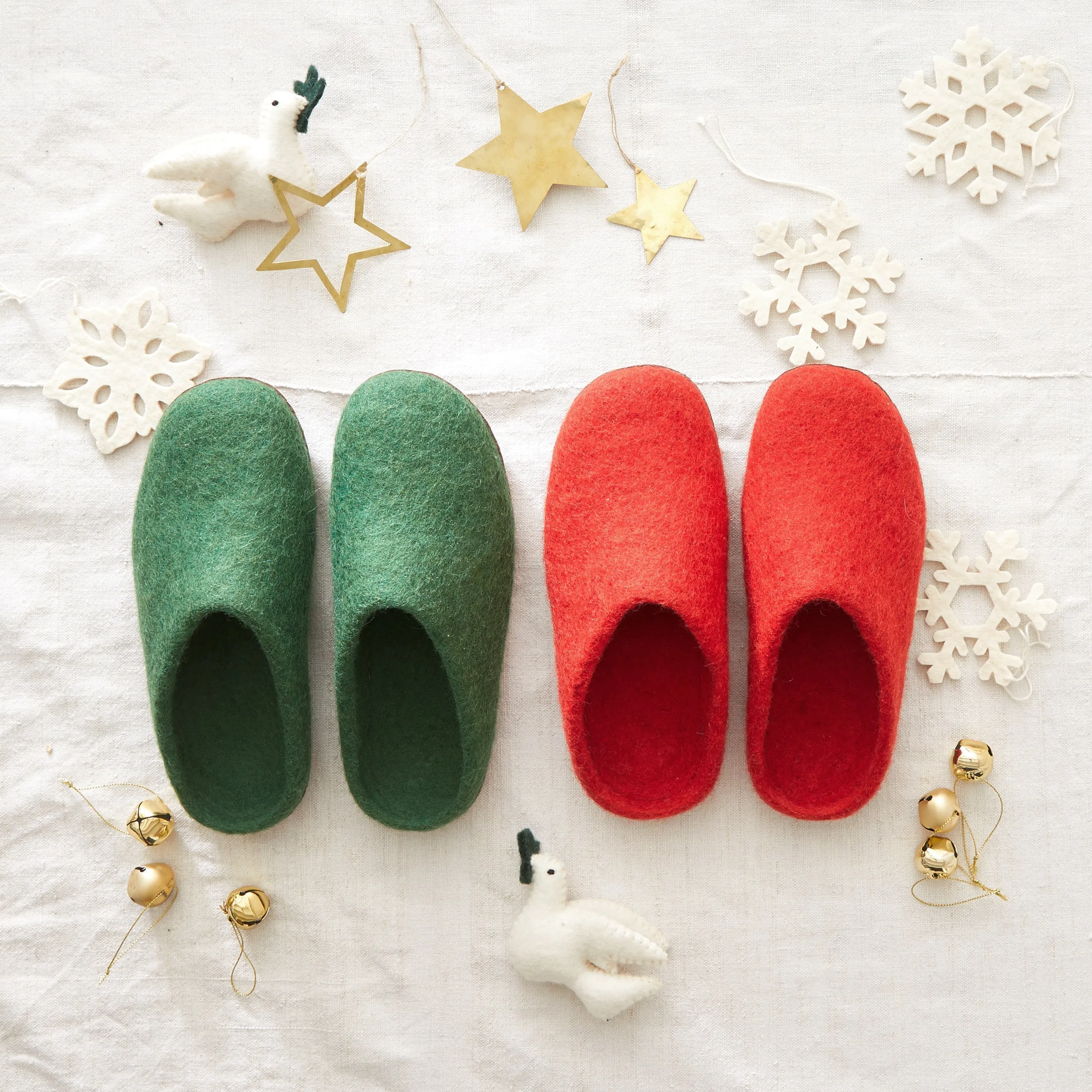 MITA Handmade Eco Felt Mule Slippers Limited Edition