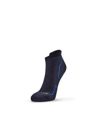 Multisport Running Wool Ankle Socks in Black