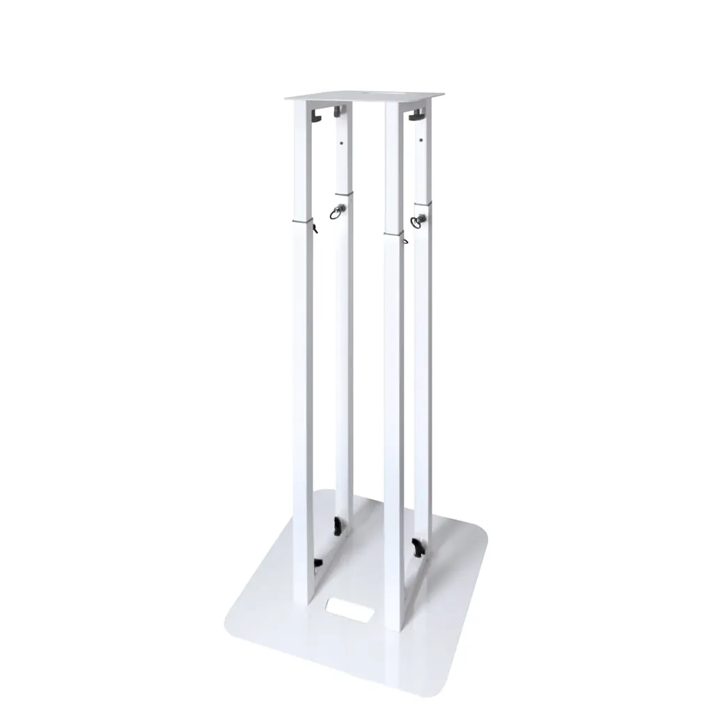 Novopro PS1 XL Adjustable Podium Stand 5ft (white)