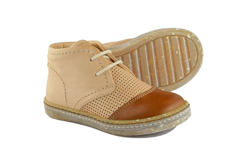 Ocra Girls Light Pink and Brown Shoe