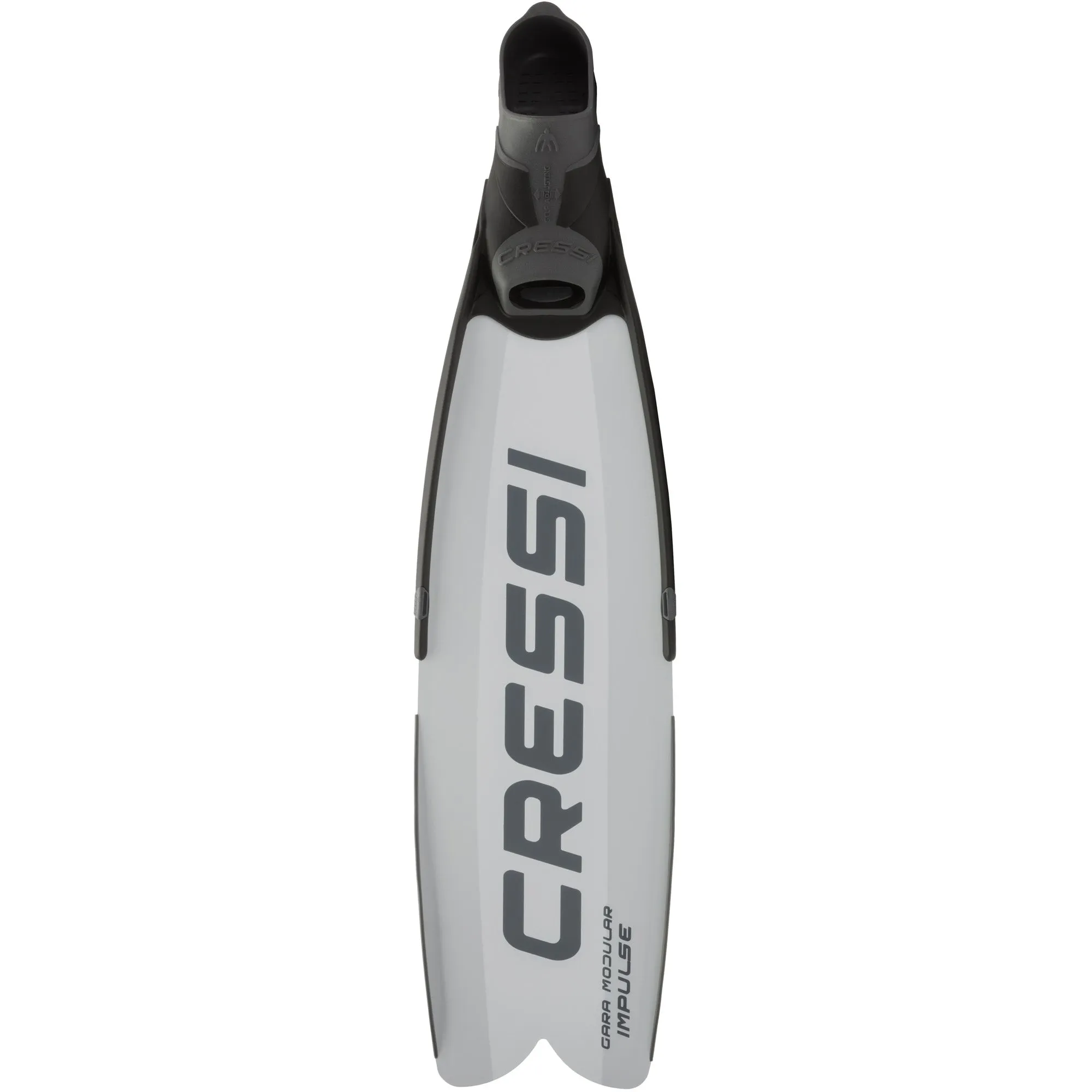 Open Box Cressi Gara Modular Impulse Fins for Freediving - White, Size: 40/41