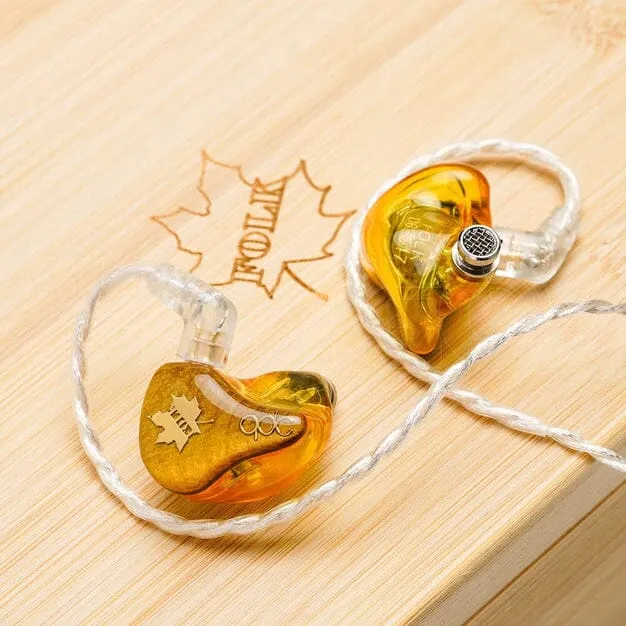 Open Box QDC Folk 1BA   1 DD  1 Planar Hybrid In-Ear Monitors (Ships Only to Japan)