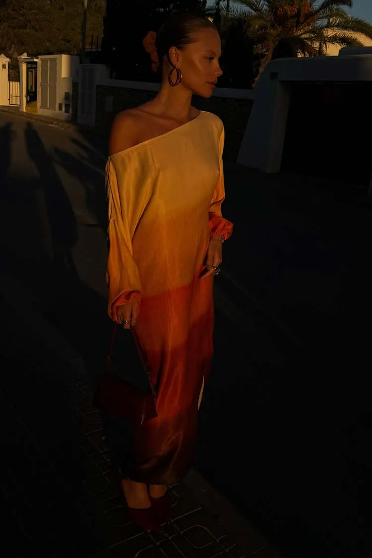 Orange Sunset Jem Dress