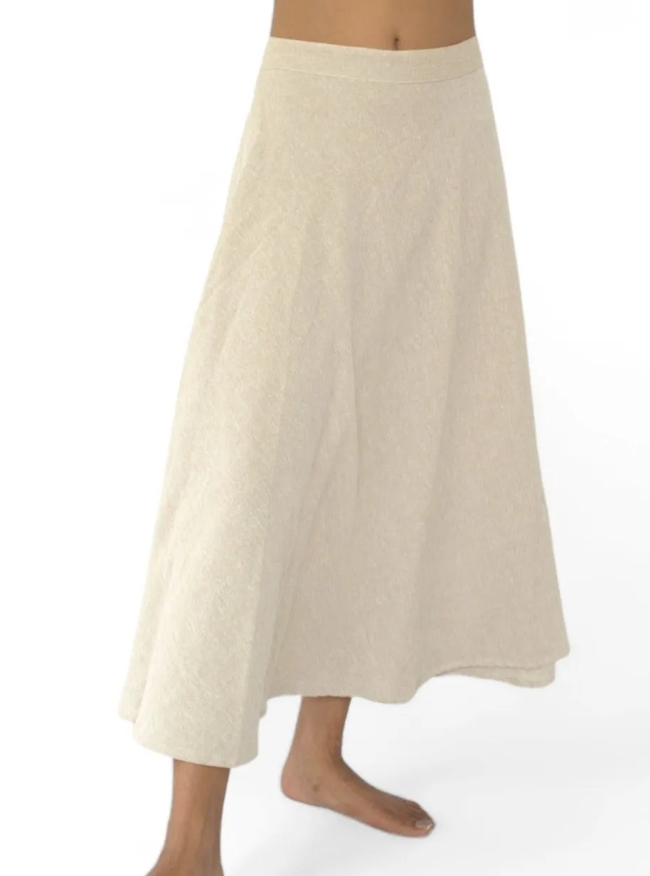 Organic Cotton Cool Sand Wrap Skirt