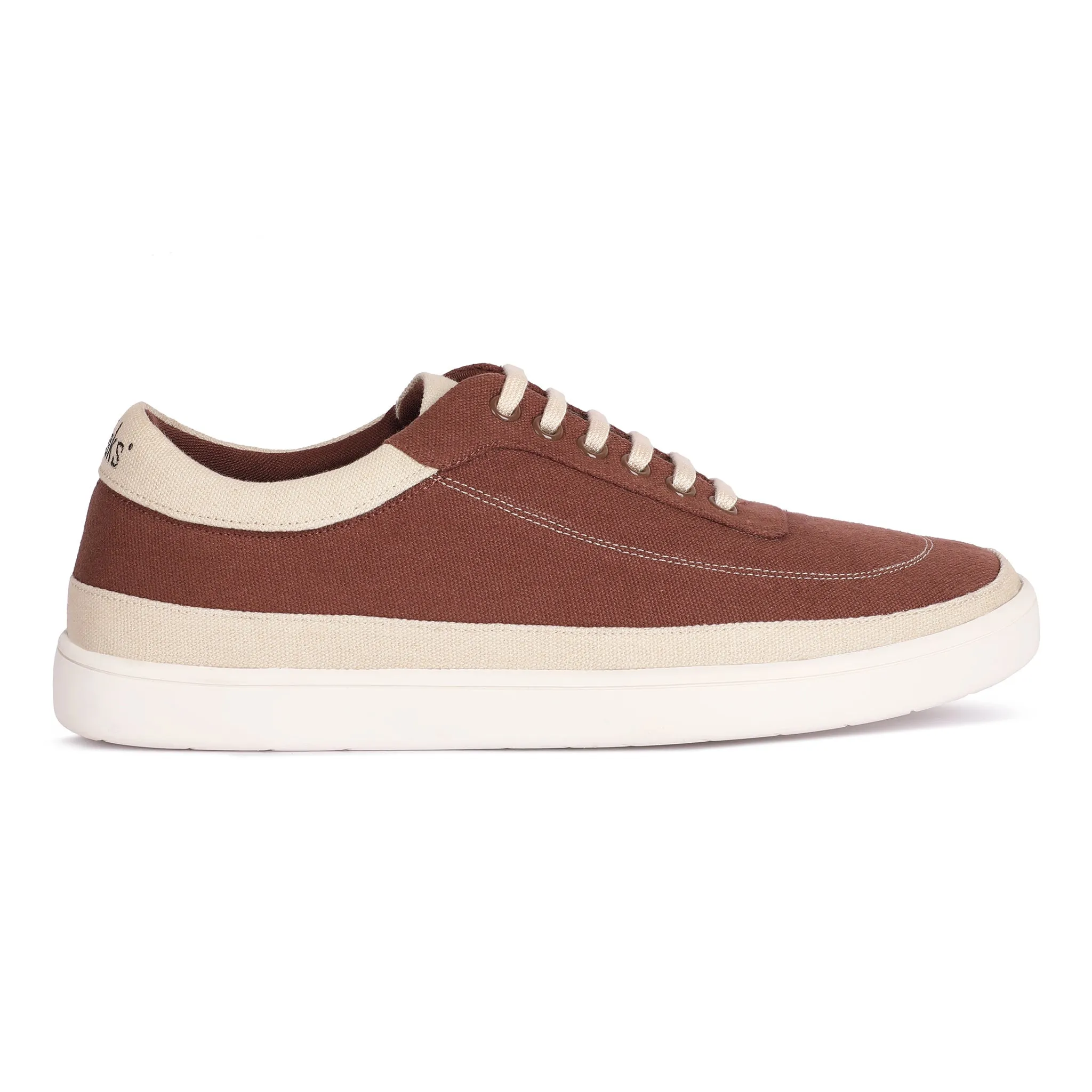 Paaduks Ske Eco-Sole Brown and Beige Sneakers for Women