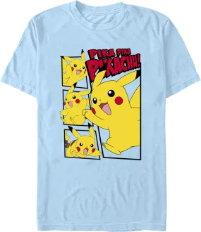 Pikachu Collage Pokemon T-Shirt