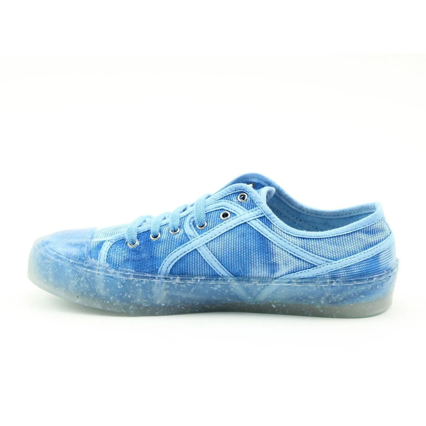 Recykers Mid Sequel Ladies Tie Dye Blue Lace up trainers