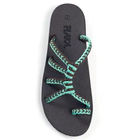 Relief Flip Flops for Women with Arch Support | Turquoise Gray