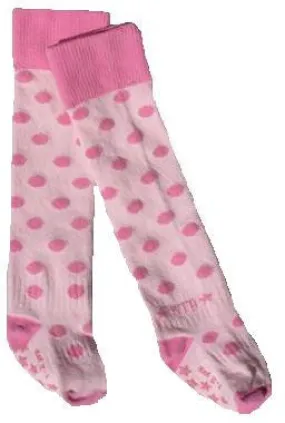 Rock-a-Thigh Baby Pink Polka Thigh High Socks