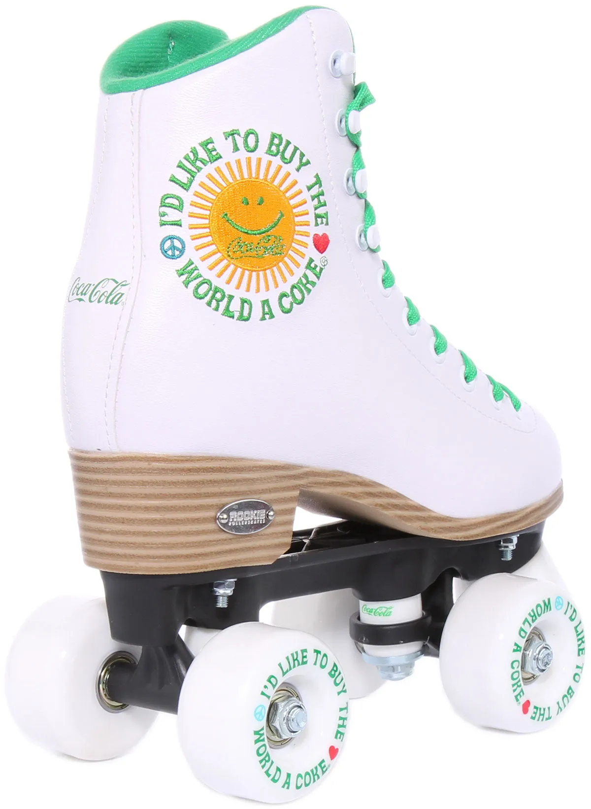 Rookie X Coca Cola Rollerskates Sunshine White In White