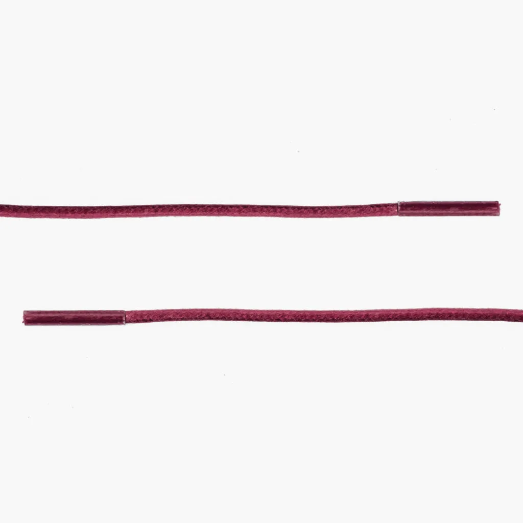 Round Waxed Cotton Laces | Plum