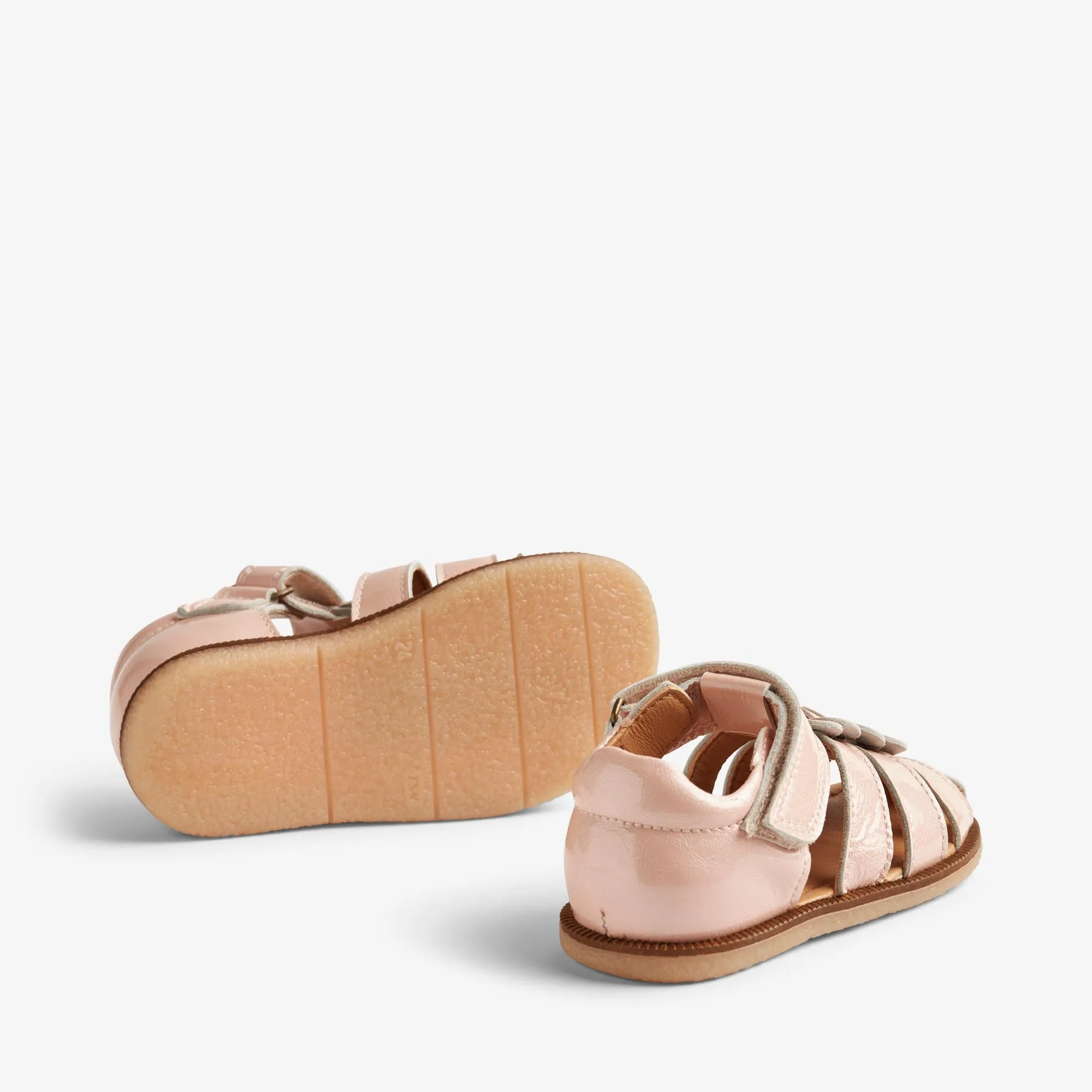 Sandal Closed Toe Hana Patent - rose ballet