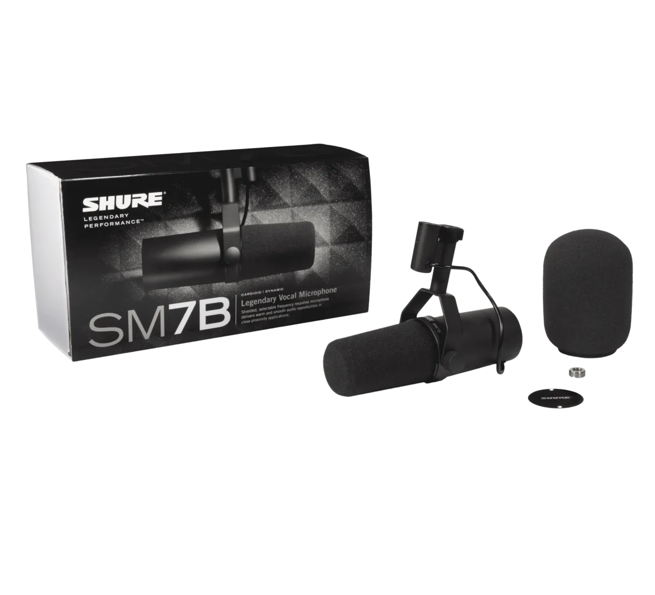 Shure Sm7B Mic Dynamic Lo Z Broadcast Cardioid