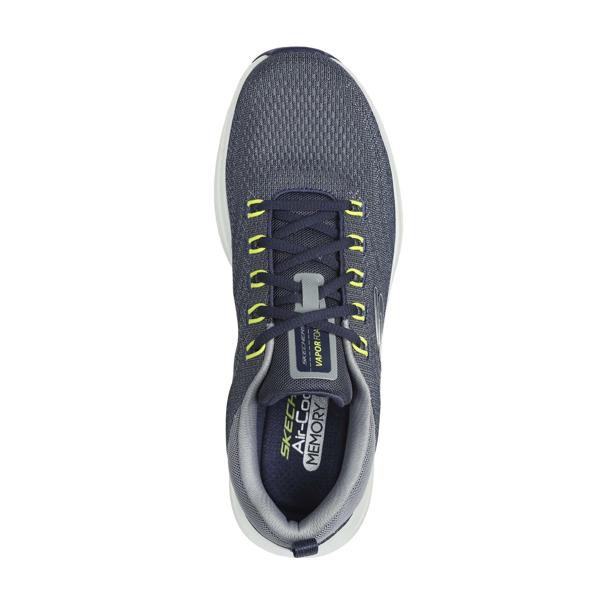 Skechers 232626 Vapor Foam Varien Mens Navy & Grey Textile Trainers