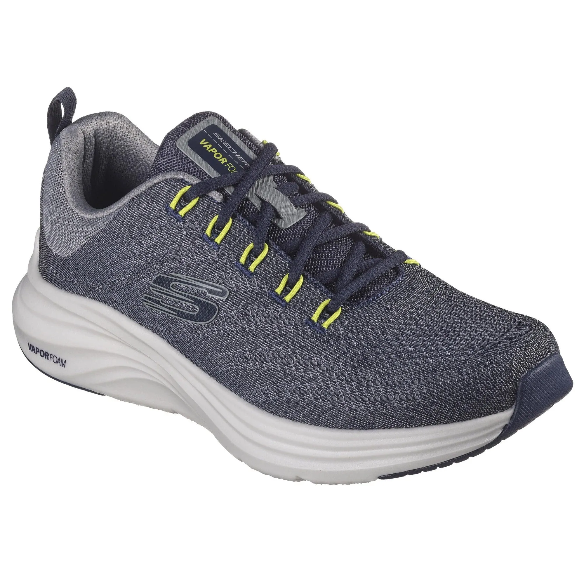 Skechers 232626 Vapor Foam Varien Mens Navy & Grey Textile Trainers