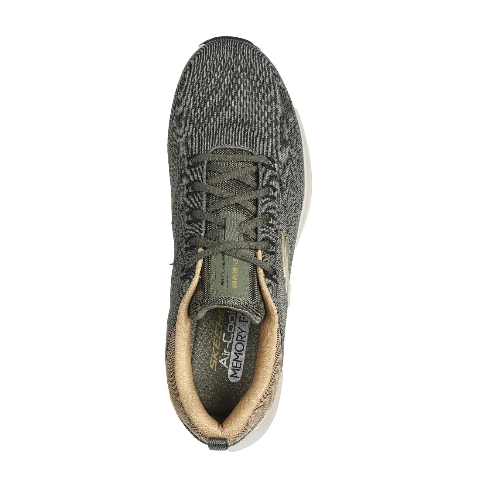 Skechers 232626 Vapor Foam Varien Mens Olive Textile Trainers