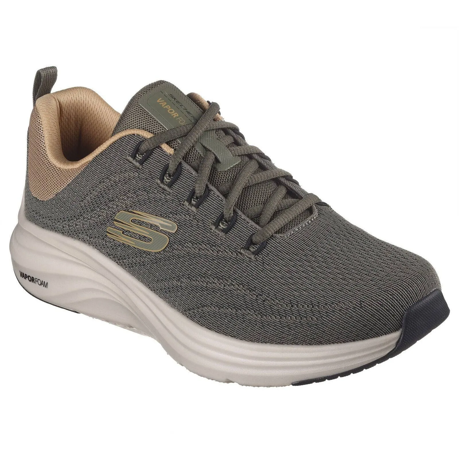 Skechers 232626 Vapor Foam Varien Mens Olive Textile Trainers