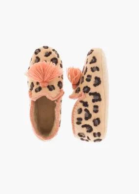 Spots   dots slippers, leopard