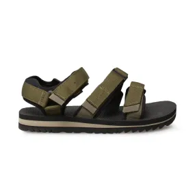 Teva Cross Strap Trail Dark Olive Sandals - Men's