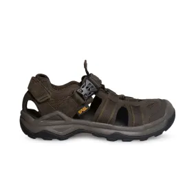 Teva Omnium 2 Leather Turkish Coffee Sandals - Men's