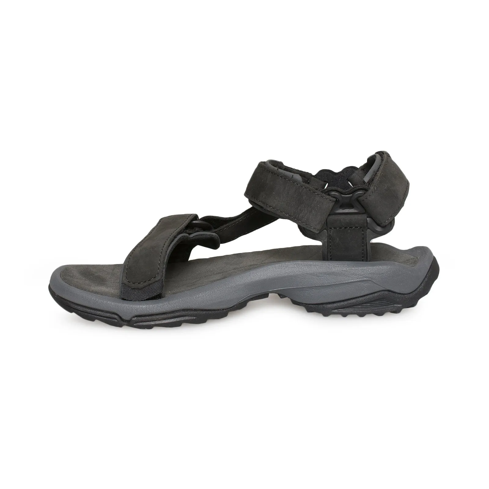 Teva Terra Fi lite Leather Black Sandals - Men's