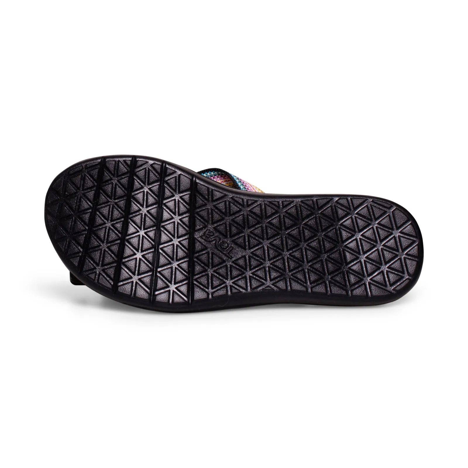 Teva Voya Flip Antiguous Black Multi Flip Flops - Women's