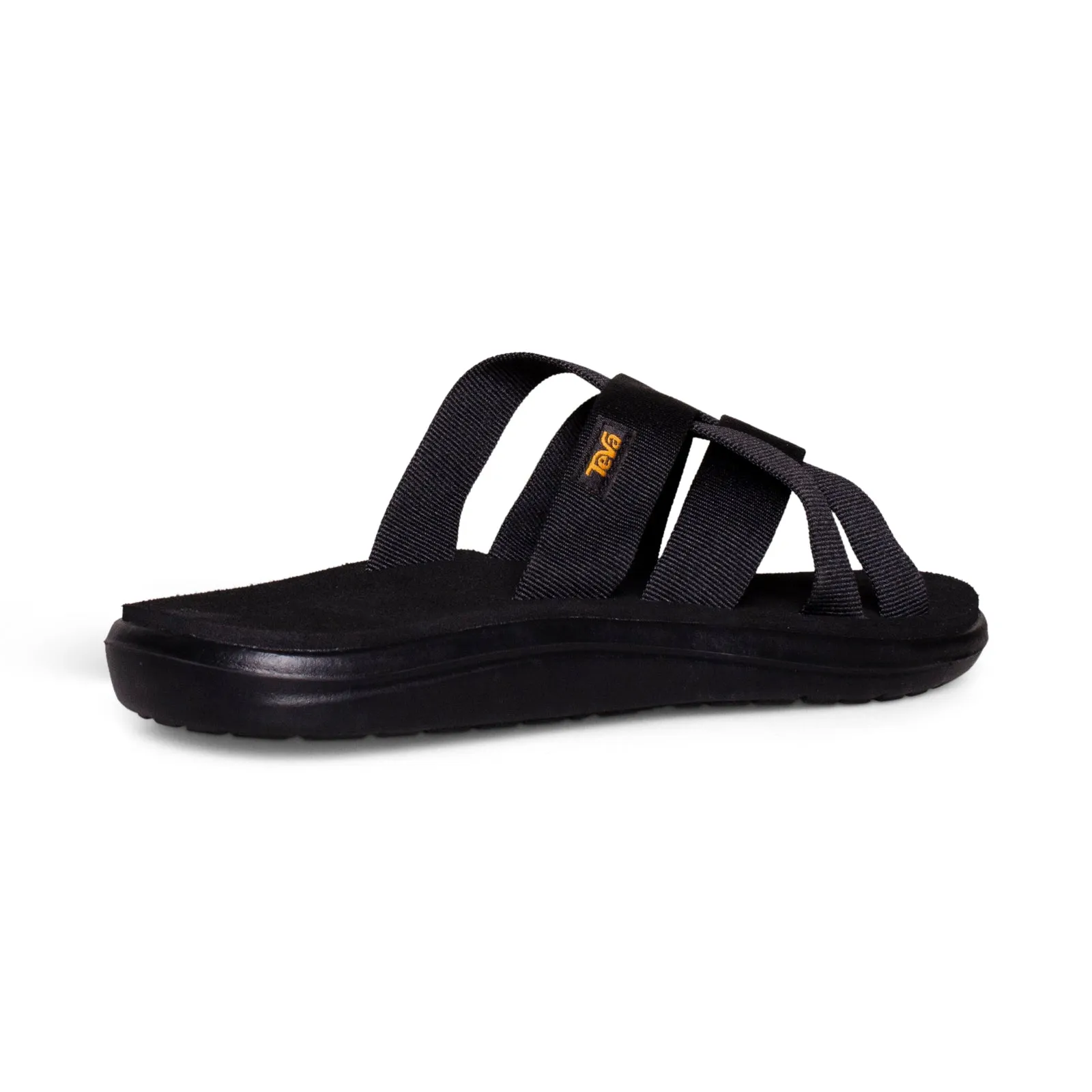 Teva Voya Slide Black Flip Flops - Men's