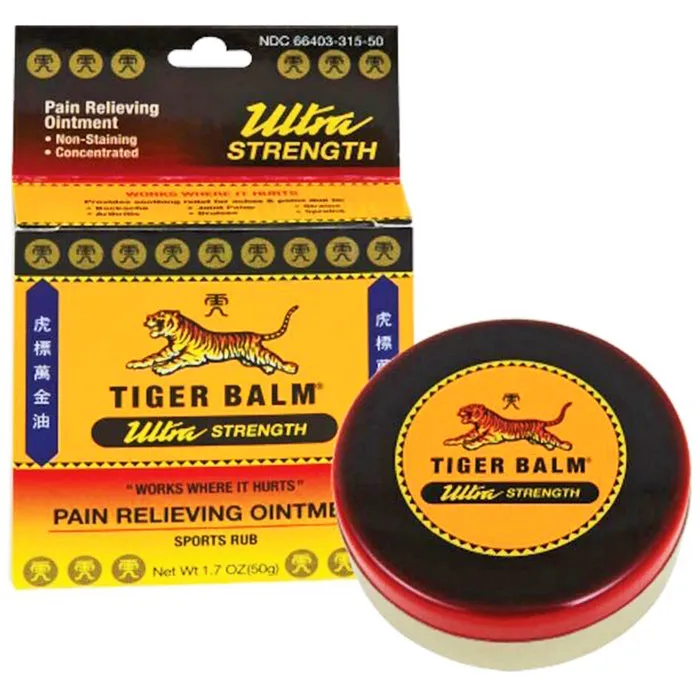 Tiger Balm Ultra Strength Pain Relieving Ointment 1.7oz