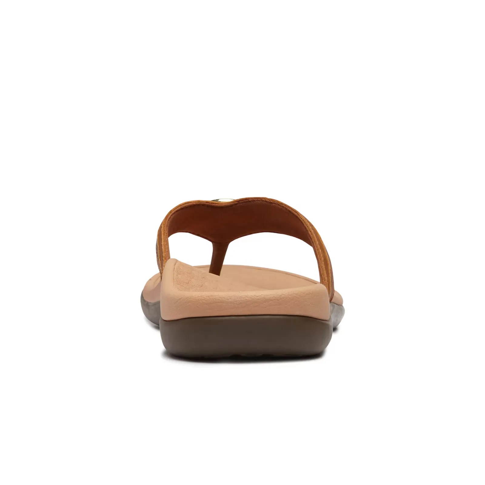 Vionic Aloe Sandal (Women) - Mocha Nappa Leather