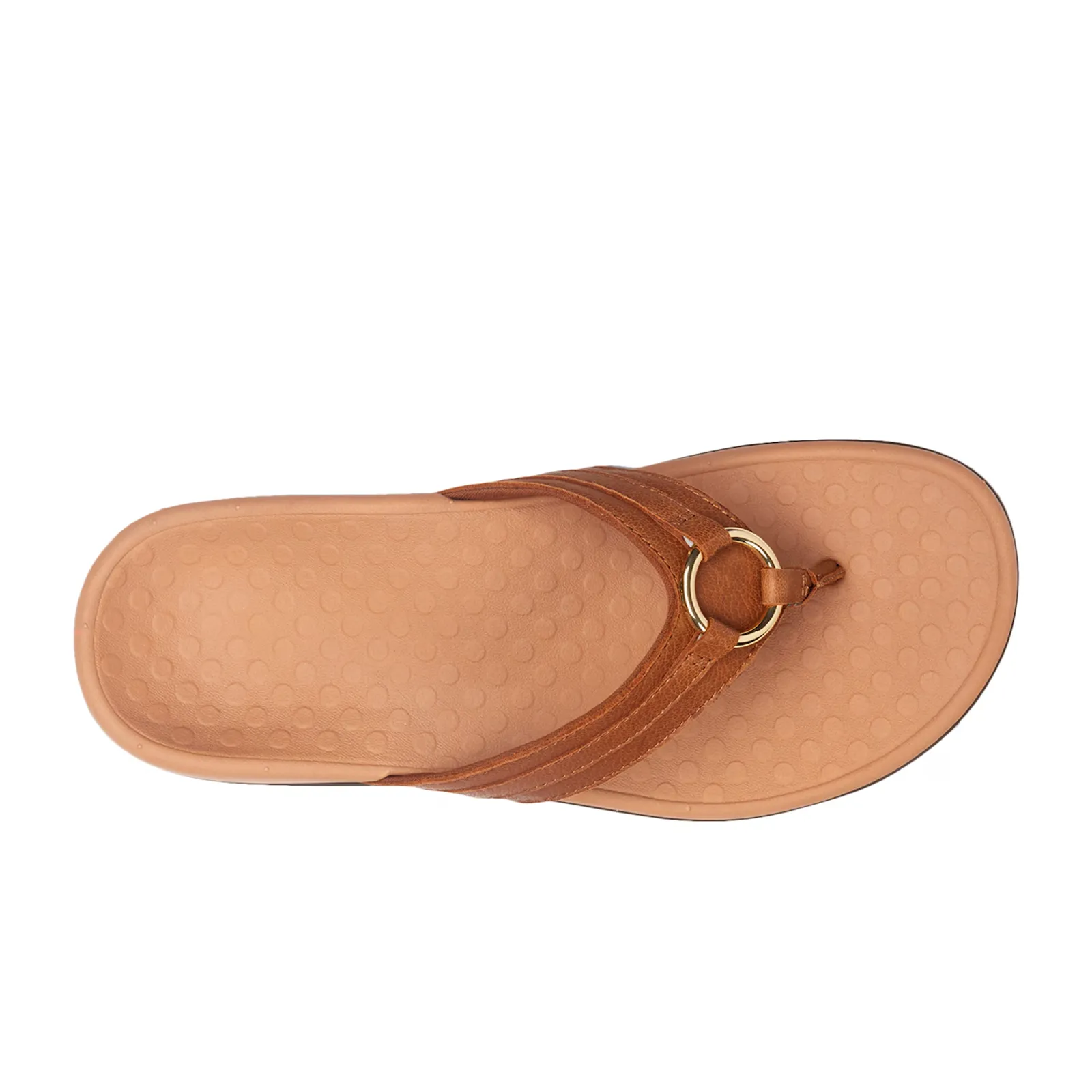 Vionic Aloe Sandal (Women) - Mocha Nappa Leather