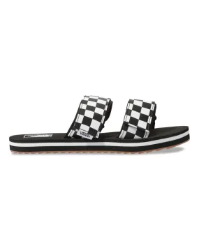 Women Cayucas Slide Sandals - Checkerboard