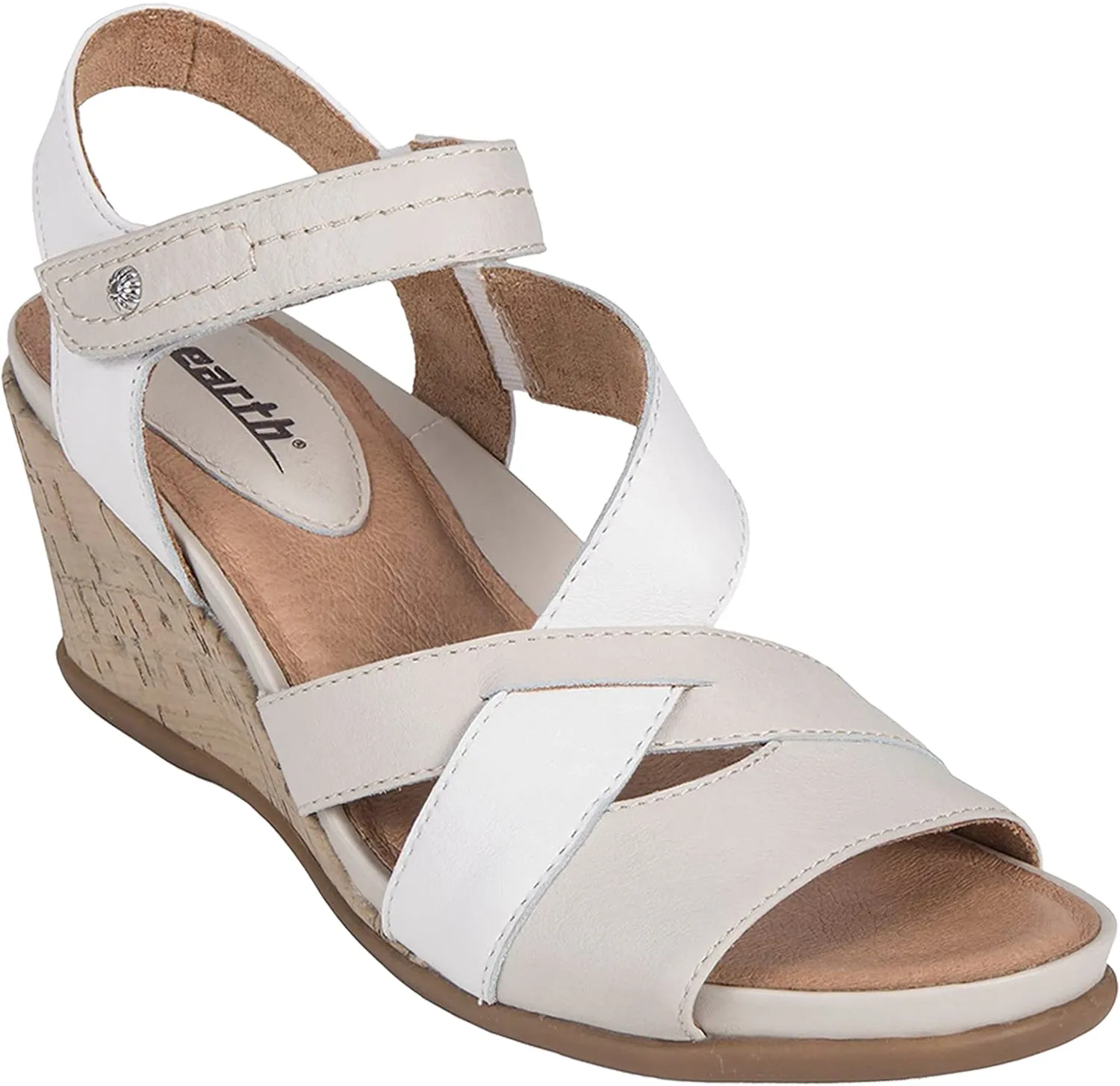 Women's Earth Thistle Off White Leather