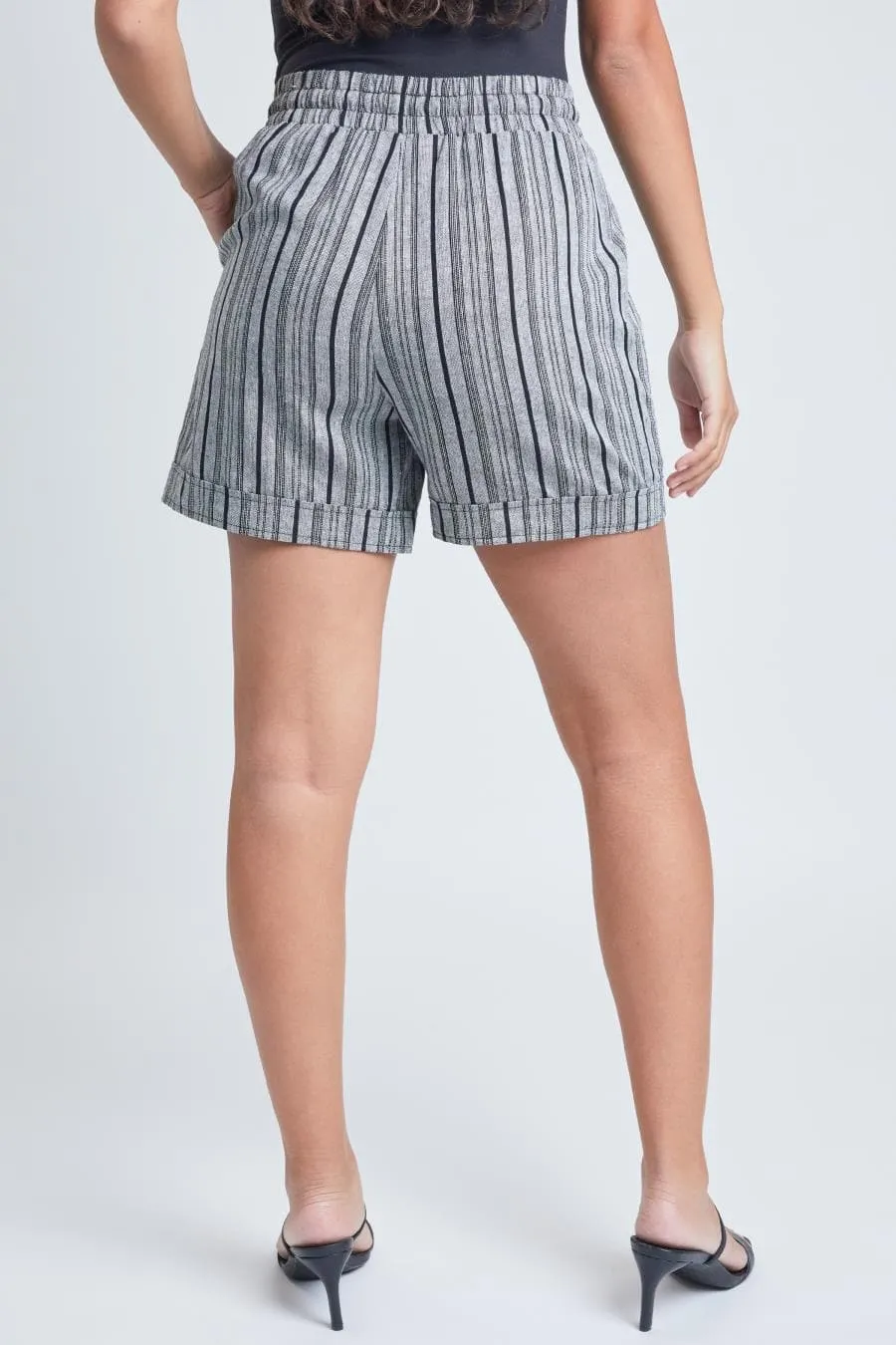 Women's Linen Shorts With Pockets