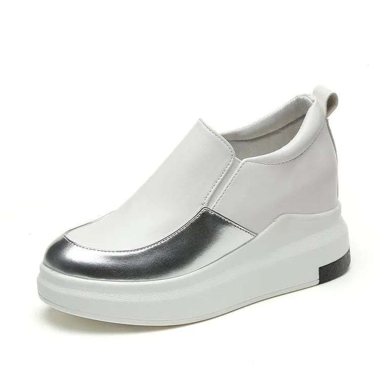 Women's Platform Hidden Wedge Slip-On Shoes & women's casual shoes