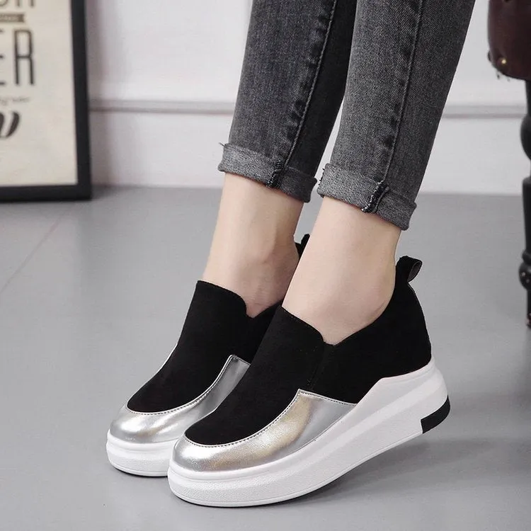 Women's Platform Hidden Wedge Slip-On Shoes & women's casual shoes